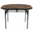Туристичний стіл Bo-Camp Woodbine Oval 100x70 cm Black/Wood look (1404185)