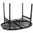 Туристичний стіл Bo-Camp Woodbine Oval 100x70 cm Black/Wood look (1404185)
