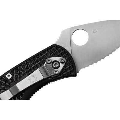 Ніж Spyderco Ambitious Serrated Black (C148SBK)