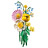 Конструктор LEGO Botanicals Мініатюрний сонячний букет (10347)