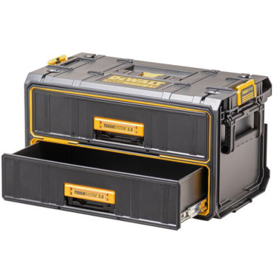 Ящик для інструментів DeWALT TOUGHSYSTEM 2.0, 555х320х320 мм, модуль на 2 ящики (DWST83529-1)