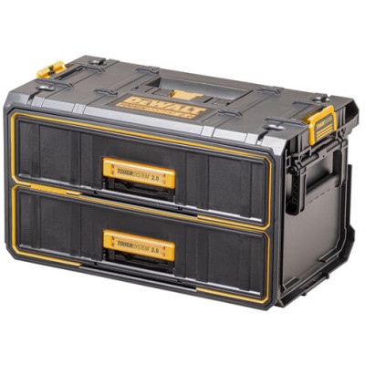 Ящик для інструментів DeWALT TOUGHSYSTEM 2.0, 555х320х320 мм, модуль на 2 ящики (DWST83529-1)