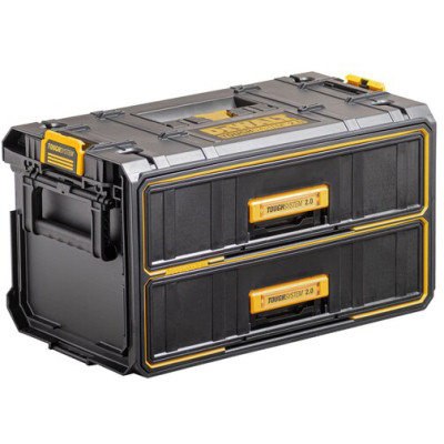 Ящик для інструментів DeWALT TOUGHSYSTEM 2.0, 555х320х320 мм, модуль на 2 ящики (DWST83529-1)