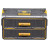 Ящик для інструментів DeWALT TOUGHSYSTEM 2.0, 555х320х320 мм, модуль на 2 ящики (DWST83529-1)
