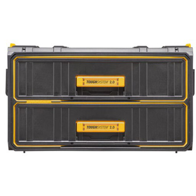 Ящик для інструментів DeWALT TOUGHSYSTEM 2.0, 555х320х320 мм, модуль на 2 ящики (DWST83529-1)