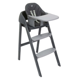Стілець для годування Chicco 3 в 1 Crescendo Up, сірий (87046.07)