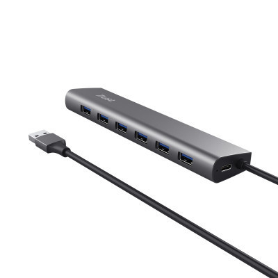 Порт-реплікатор Trust Dalyx 7-in-1 USB-A 3.2 Aluminium Dock (24967_TRUST)