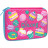 Пенал Cool For School з тисненням 1 відділення Фуксія (QT-3993-Rosered)