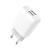 Зарядний пристрій XO 2xUSB 2.4A + cable USB to Micro 5P white (L57-M-WH)