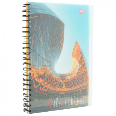 Блокнот Yes А4 Futuristic architecture 144 аркуша пластикова обкладинка (681945)
