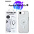 Чохол до мобільного телефона BeCover Space Case MagSafe Apple iPhone 16e Transparent (713884)