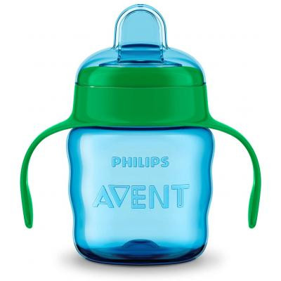 Поїльник-непроливайка Philips AVENT з м&#039;яким носиком 200 мл блакитний, 6 міс+ (SCF551/05)