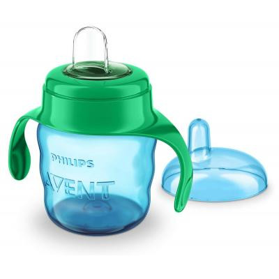 Поїльник-непроливайка Philips AVENT з м&#039;яким носиком 200 мл блакитний, 6 міс+ (SCF551/05)