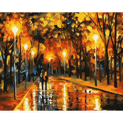 Картина по номерам Santi Осінній парк 40*50см LED (955074)