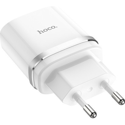 Зарядний пристрій HOCO C12Q Smart QC3.0 charger White (6931474716262)
