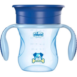Поїльник-непроливайка Chicco Perfect Cup 12 м+ Блакитна 200 мл (06951.20)