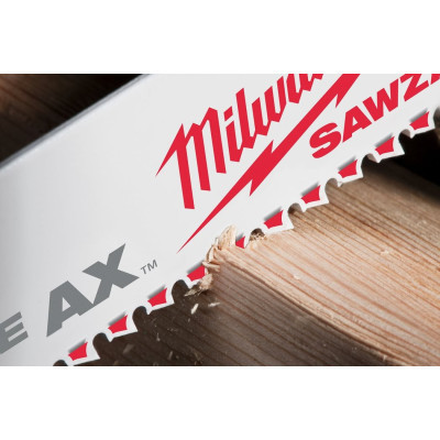 Полотно Milwaukee для шабельної пили, AX FANG TIP 150мм, крок 5,0мм, 5шт, деревина з цвяхами (48005021)