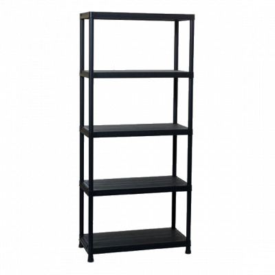 Стелаж Toomax 5 полиць cm. 80x40x180h black (5141)