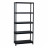 Стелаж Toomax 5 полиць cm. 80x40x180h black (5141)