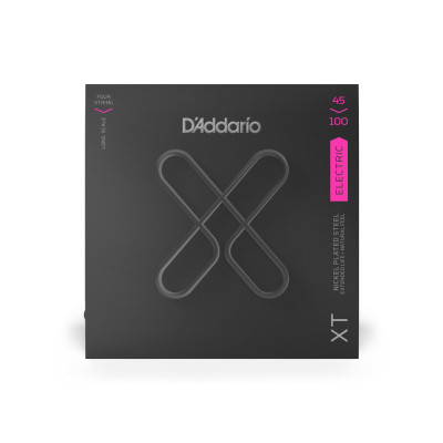 Струни для гітари D&#039;Addario XT Bass Nickel Plated Steel Regular Light (45-100) (XTB45100)