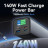Батарея універсальна Vention 27000mAh 140W 5A PD, QC/3.0, 2xUSB-C, USB-A, LED Display, Gray (FHVH0)