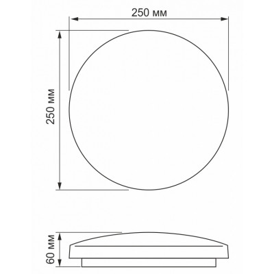 Світильник TITANUM LED 18W 5000K Криві лінії (TLCL-185CL)