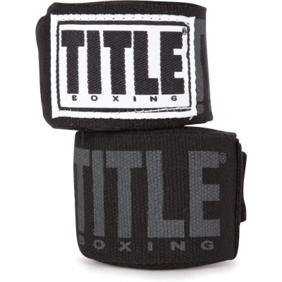 Бинт для спорту Title Boxing Power-Flex Elite 180&quot; 4.5м Black (TPFHW BK)