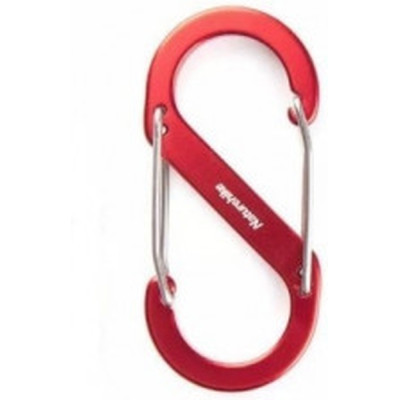 Карабін туристичний Naturehike S-type NH20GS004, 8.8 см, червоний (6927595747124)