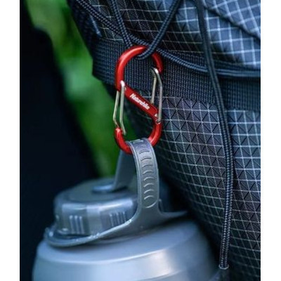 Карабін туристичний Naturehike S-type NH20GS004, 8.8 см, червоний (6927595747124)