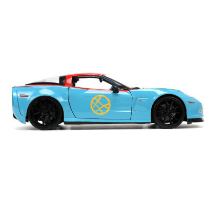 Машина Jada металева Марвел Шевроле Корвет із фігуркою Доктора Стренджа 1:24 (253225024)