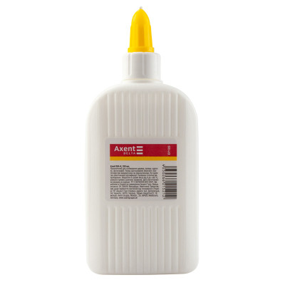 Клей Delta by Axent White glue, PVA, 200 мл, cap dispenser (D7123)