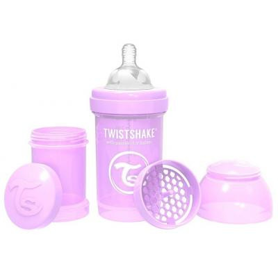 Пляшечка для годування Twistshake антиколькова 180 мл, лавандова (69859)