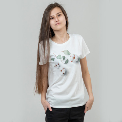 Футболка Sol&#039;s Pioneer Women Cotton Flowers білий XXL (03579102/115XXL)