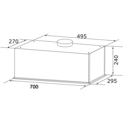 Витяжка кухонна GRANADO Palamos 4713-1200 White glass (GCH4713120055)