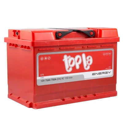Акумулятор автомобільний Topla 75 Ah/12V Energy Euro  750A (108 075)