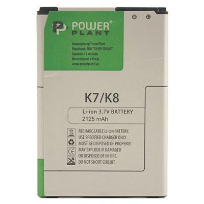 Акумуляторна батарея PowerPlant LG K7/K8 (BL-46ZH) 2125mAh (SM160037)