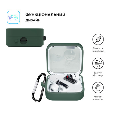 Чохол для навушників Armorstandart Hang Case для Nothing Ear (2) Pine Green (ARM75400)