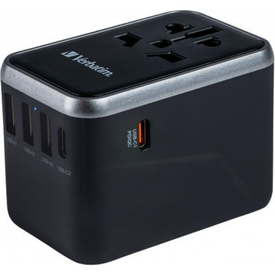 Зарядний пристрій Verbatim UTA-04 PD61W (3xUSB-A/2xUSB-C) (49546)