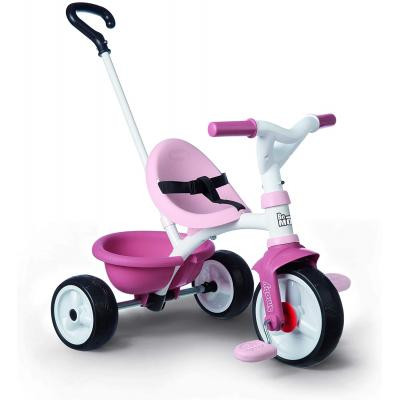Дитячий велосипед Smoby Be Move 2 в 1 з багажником Рожевий (740332)