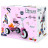 Дитячий велосипед Smoby Be Move 2 в 1 з багажником Рожевий (740332)