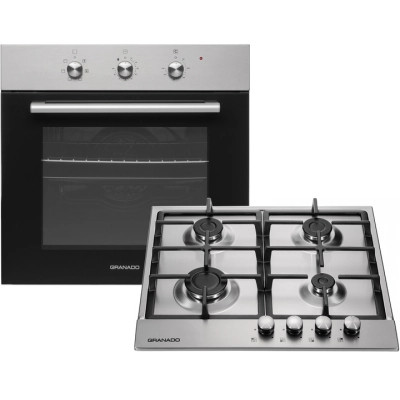 Комплект вбудованої техніки GRANADO GEO 61-0200 inox + GGH 61-104 inox