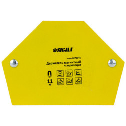 Магніт для зварювання Sigma трапеція 11кг 78x32x47x28.5мм (30,45,60,90,75,135 °) (4270341)