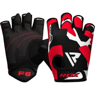 Рукавички для фітнесу RDX F6 Sumblimation Red S (WGS-F6R-S)