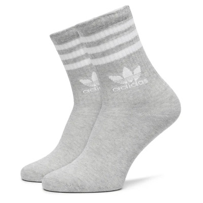 Шкарпетки Adidas Crew Sock 3str IL5023 білий сірий, чорний S (37-39) (4066762038404)