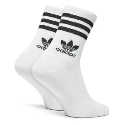 Шкарпетки Adidas Crew Sock 3str IL5023 білий сірий, чорний S (37-39) (4066762038404)