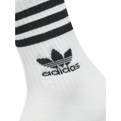 Шкарпетки Adidas Crew Sock 3str IL5023 білий сірий, чорний S (37-39) (4066762038404)