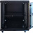 Шафа настінна GEAR 12U 19&#039;&#039; 600x600x600 мм, + полка 19&quot;, black (GWMSN-12U-600-600)