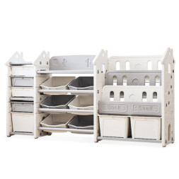 Дитячий стелаж Mealux Line White (KD-E196 White)