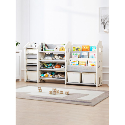 Дитячий стелаж Mealux Line White (KD-E196 White)