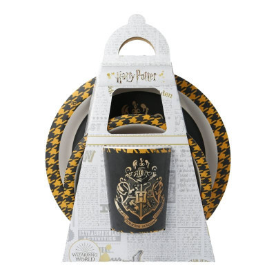 Набір дитячого посуду Stor Harry Potter - Bamboo 3 Pcs Set With Rim (Stor-01355)
